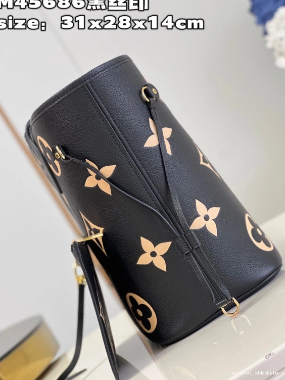 Official oldcobbler VUITTON MM NEVERFULL LOUIS 0725